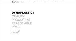 Desktop Screenshot of dyna-plastic.com